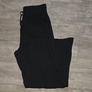 Women's Wide Leg Black Pants